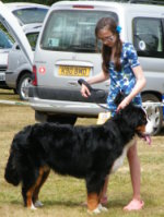 Lucy Brewer with her Merlin