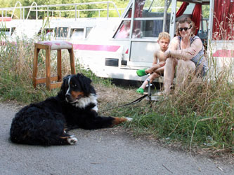 Ruby Goes On Her First Family Boating Holiday On The Thames