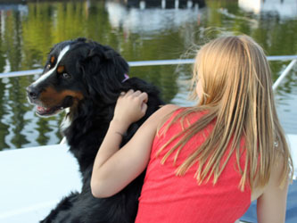 Ruby Goes On Her First Family Boating Holiday On The Thames